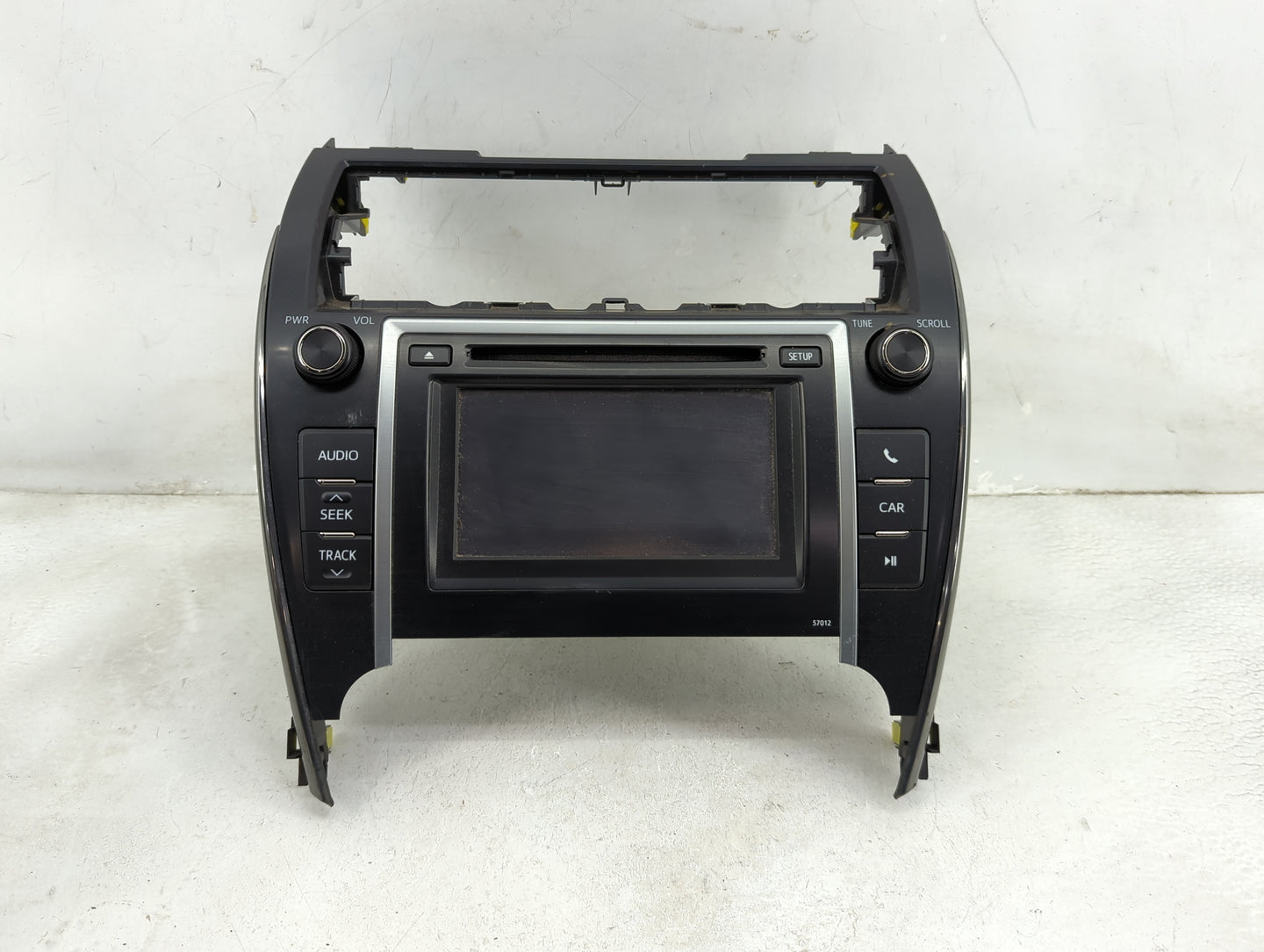 2012 Toyota Camry Radio AM FM Cd Player Receiver Replacement P/N:86140-06010 CV-VS81E14D Fits OEM Used Auto Parts - Oemuseda