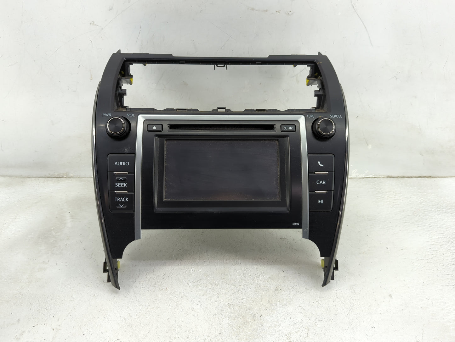2012 Toyota Camry Radio AM FM Cd Player Receiver Replacement P/N:86140-06010 CV-VS81E14D Fits OEM Used Auto Parts - Oemuseda