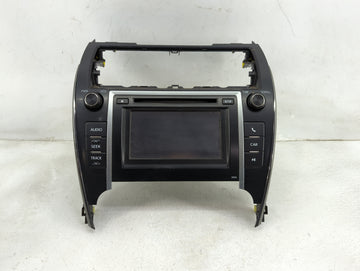 2012 Toyota Camry Radio AM FM Cd Player Receiver Replacement P/N:86140-06010 CV-VS81E14D Fits OEM Used Auto Parts - Oemuseda