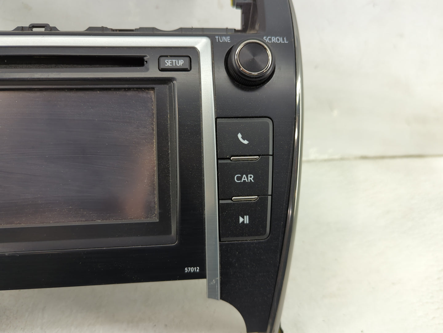 2012 Toyota Camry Radio AM FM Cd Player Receiver Replacement P/N:86140-06010 CV-VS81E14D Fits OEM Used Auto Parts - Oemuseda