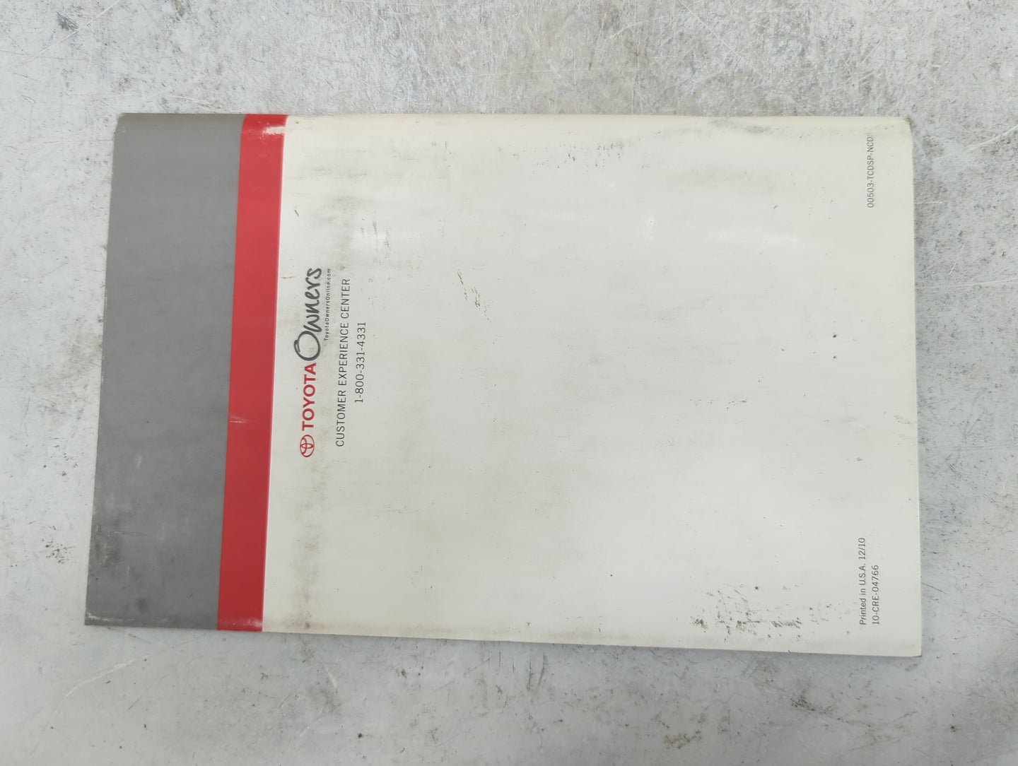 2012 Toyota Camry Owners Manual Book Guide OEM Used Auto Parts - Oemusedautoparts1.com