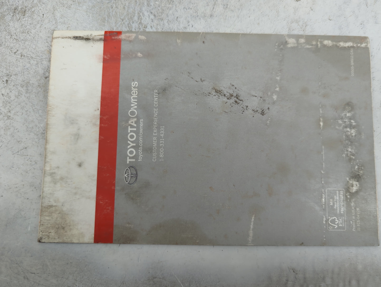 2012 Toyota Camry Owners Manual Book Guide OEM Used Auto Parts - Oemusedautoparts1.com