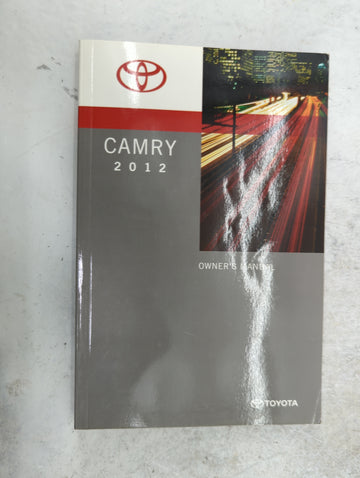2012 Toyota Camry Owners Manual Book Guide P/N:OM33A27U 01999-33A27 OEM Used Auto Parts - Oemusedautoparts1.com