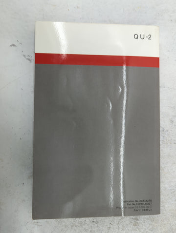 2012 Toyota Camry Owners Manual Book Guide P/N:OM33A27U 01999-33A27 OEM Used Auto Parts