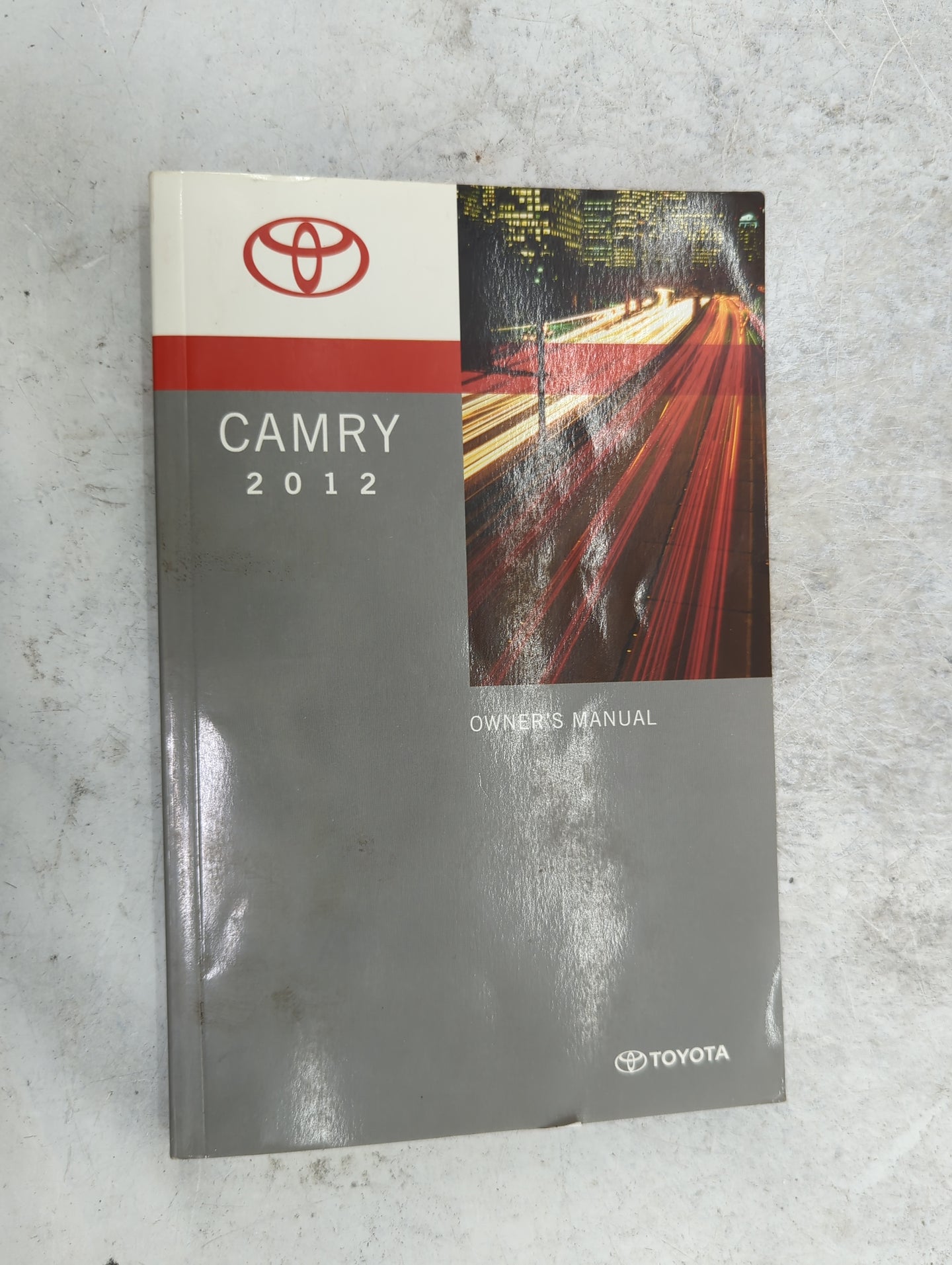 2012 Toyota Camry Owners Manual Book Guide P/N:OM33856U 01999-33856 OEM Used Auto Parts - Oemusedautoparts1.com