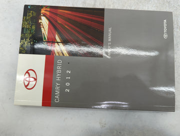 2012 Toyota Camry Owners Manual Book Guide P/N:OM33A41U 01999-33A41 OEM Used Auto Parts - Oemusedautoparts1.com
