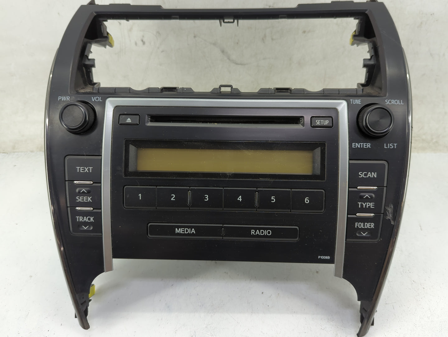 2012-2013 Toyota Camry Radio AM FM Cd Player Receiver Replacement P/N:86120-06340 DEH-8118 Fits Fits 2012 2013 OEM Used Auto