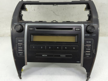2012-2013 Toyota Camry Radio AM FM Cd Player Receiver Replacement P/N:86120-06340 DEH-8118 Fits Fits 2012 2013 OEM Used Auto
