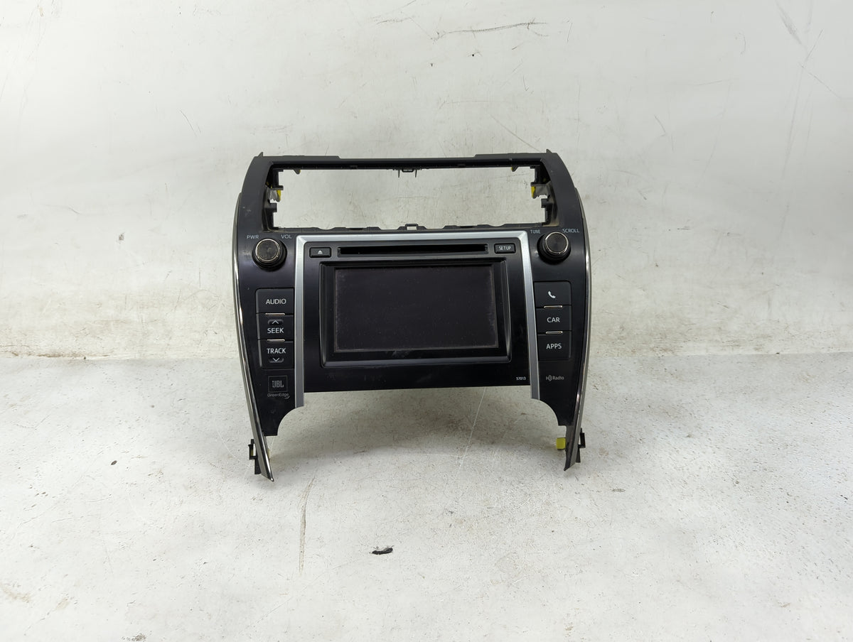 2012 Toyota Camry Radio AM FM Cd Player Receiver Replacement P/N:86140-06040 CV-VS81E040 Fits OEM Used Auto Parts - Oemuseda