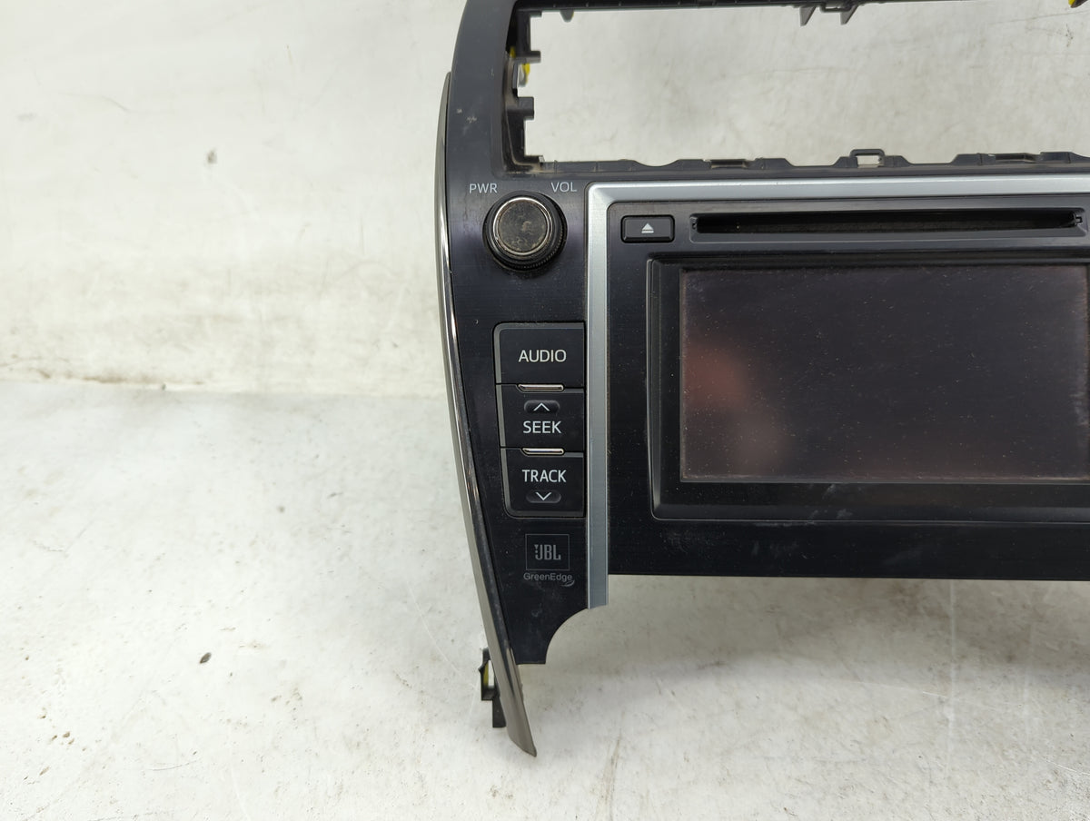 2012 Toyota Camry Radio AM FM Cd Player Receiver Replacement P/N:86140-06040 CV-VS81E040 Fits OEM Used Auto Parts - Oemuseda
