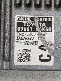 2012-2014 Toyota Camry PCM Engine Control Computer ECU ECM PCU OEM P/N:89661-06K60 TN275400-0562 Fits Fits 2012 2013 2014 OE