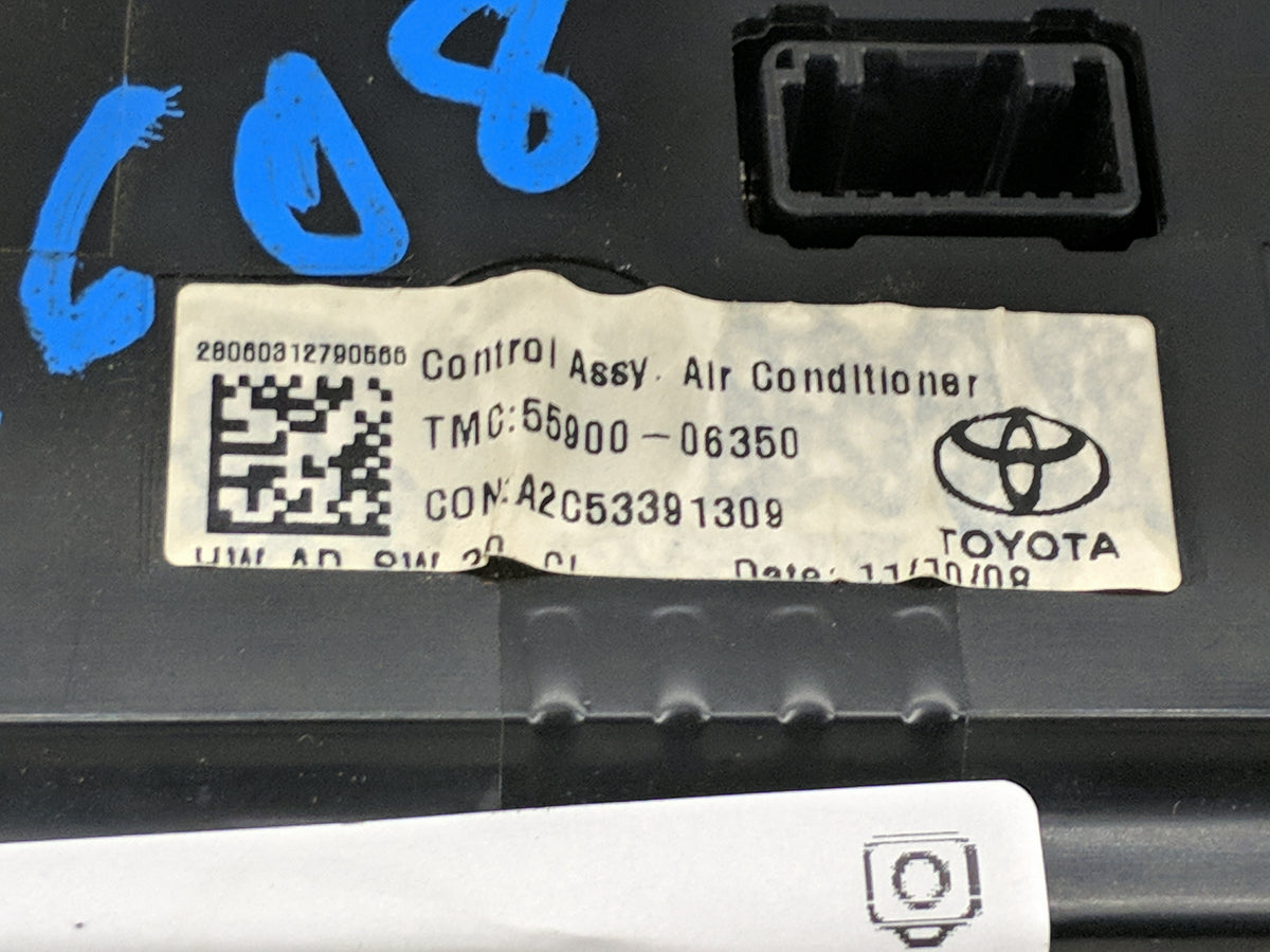2012-2014 Toyota Camry Climate Control Module Temperature AC/Heater Replacement P/N:55900-06350 A2C53391309 Fits OEM Used Au