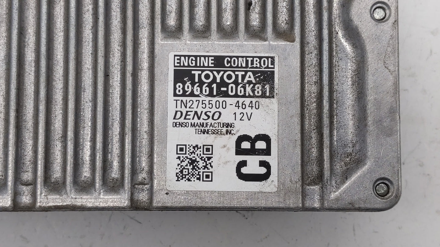 2012-2014 Toyota Camry PCM Engine Control Computer ECU ECM PCU OEM P/N:89661-06K63 89661-06K84 Fits Fits 2012 2013 2014 OEM 