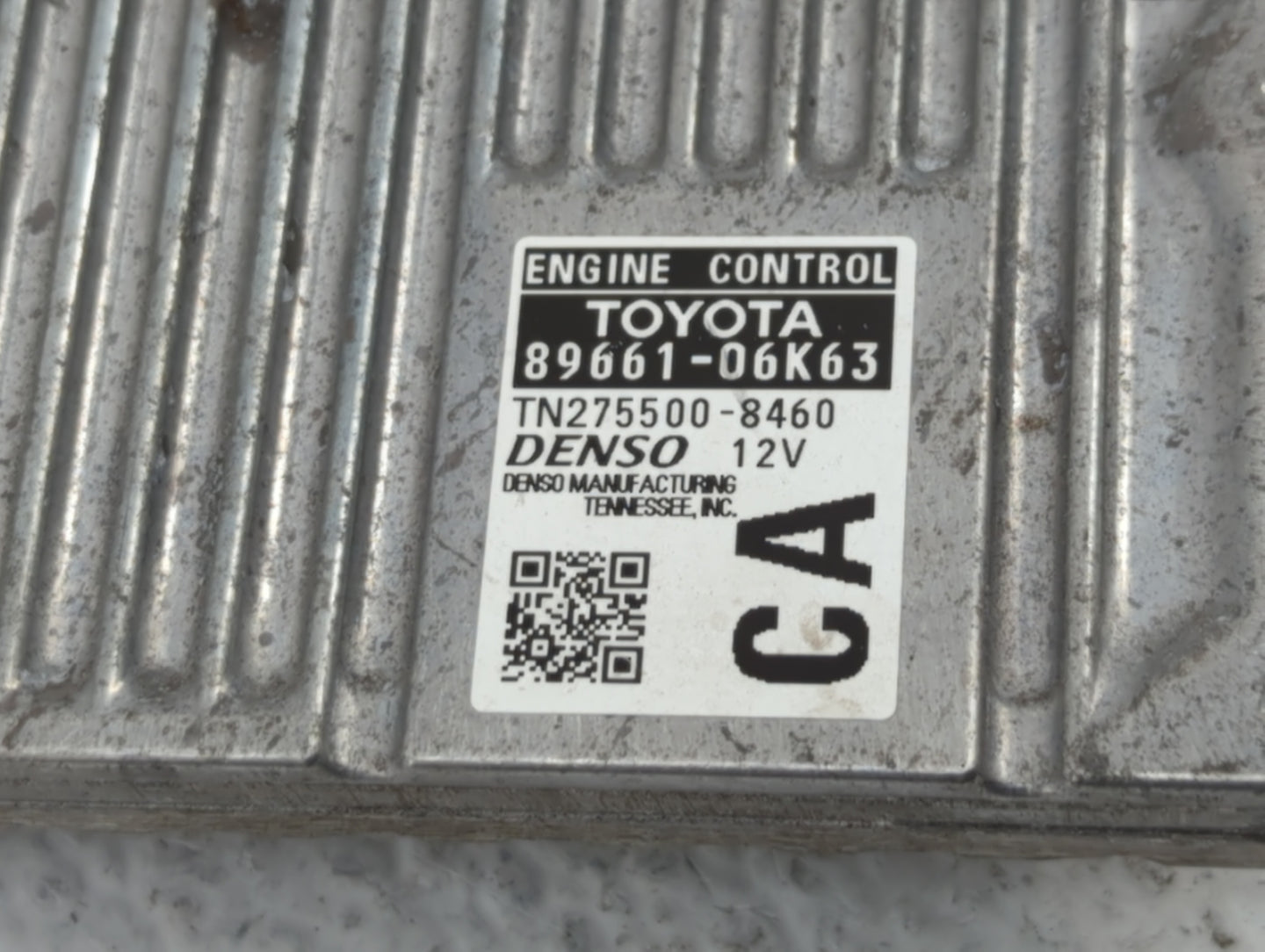 2012-2014 Toyota Camry PCM Engine Control Computer ECU ECM PCU OEM P/N:89661-06K63 89661-06K84 Fits Fits 2012 2013 2014 OEM 