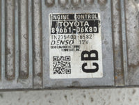 2012-2014 Toyota Camry PCM Engine Control Computer ECU ECM PCU OEM P/N:89661-06K80 89661-06K60 Fits Fits 2012 2013 2014 OEM 