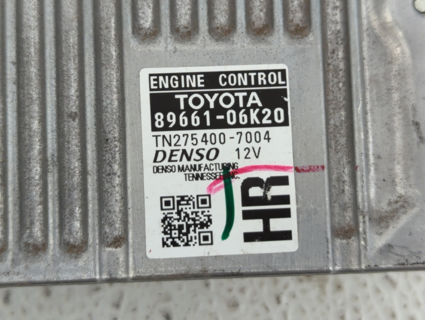 2012-2014 Toyota Camry PCM Engine Control Computer ECU ECM PCU OEM P/N:89661-06K21 39103-2EXB1 Fits Fits 2012 2013 2014 OEM 