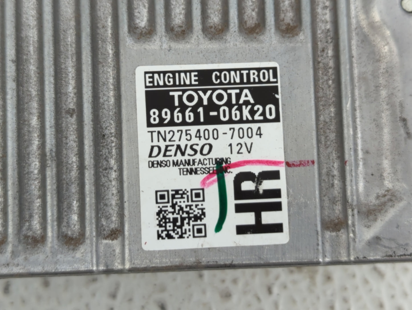 2012-2014 Toyota Camry PCM Engine Control Computer ECU ECM PCU OEM P/N:89661-06K21 39103-2EXB1 Fits Fits 2012 2013 2014 OEM 