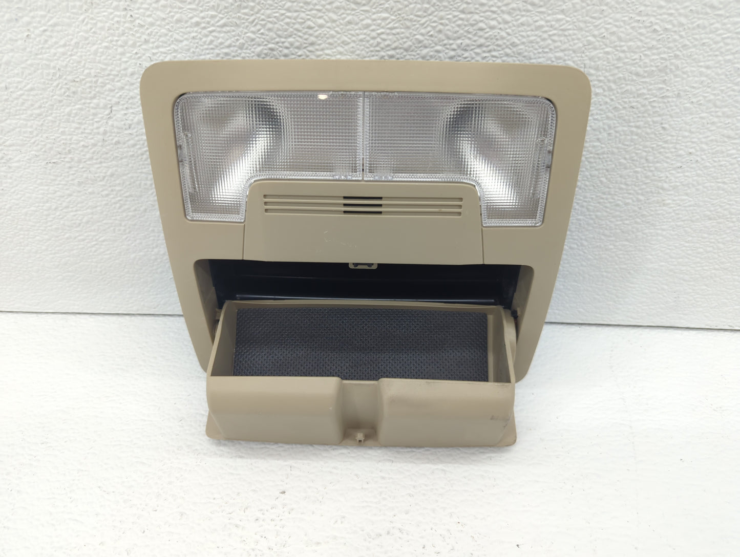 2012 Toyota Camry Overhead Roof Console Beige - Oemusedautoparts1.com