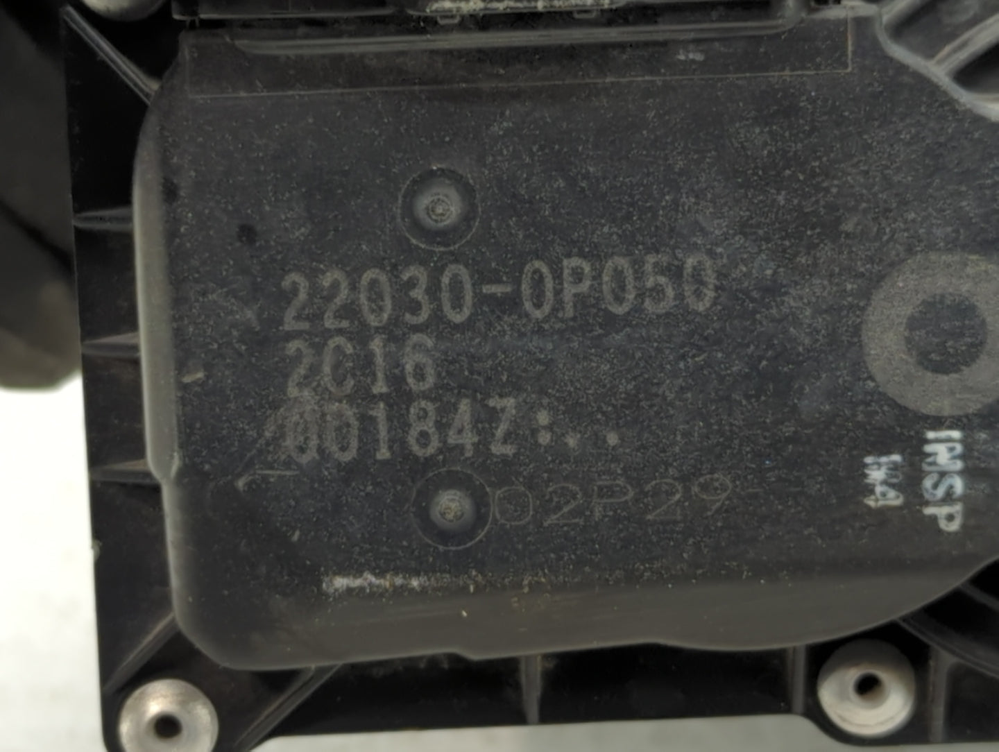 2007-2017 Toyota Camry Throttle Body P/N:22030-0P050 Fits OEM Used Auto Parts - Oemusedautoparts1.com