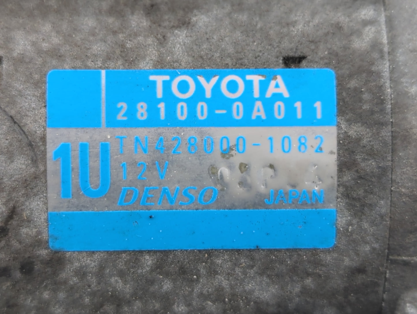 2004-2017 Toyota Camry Car Starter Motor Solenoid OEM P/N:TN428000-1082 28100-0A011 Fits OEM Used Auto Parts - Oemusedautopa