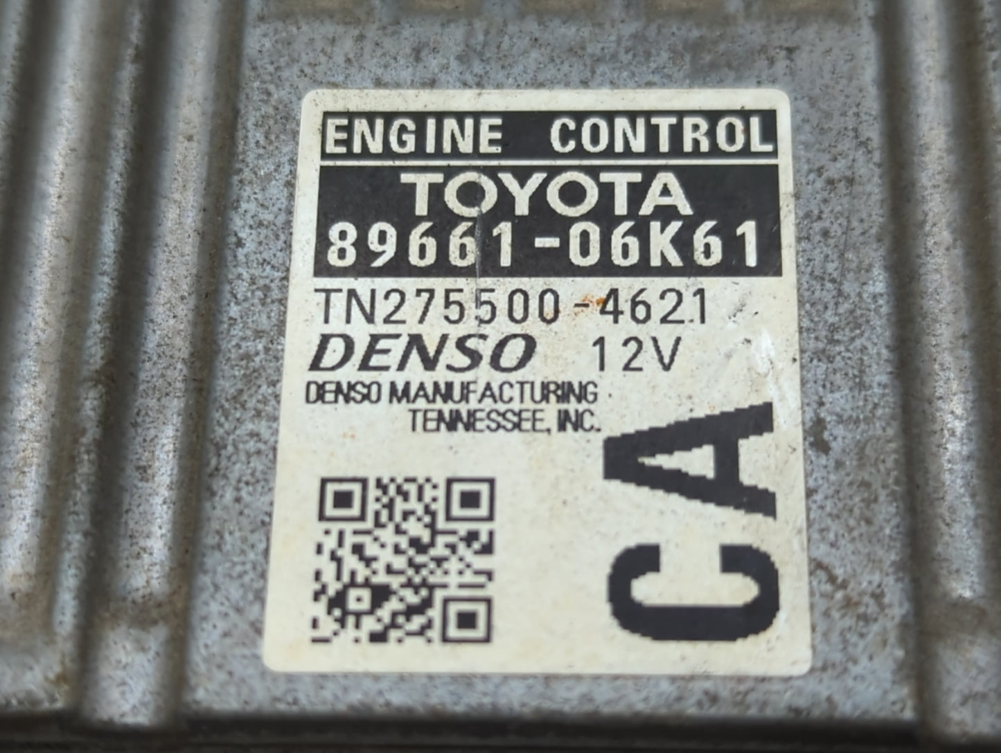 2012-2014 Toyota Camry PCM Engine Control Computer ECU ECM PCU OEM P/N:89661-06K61 89661-06K74 Fits Fits 2012 2013 2014 OEM 