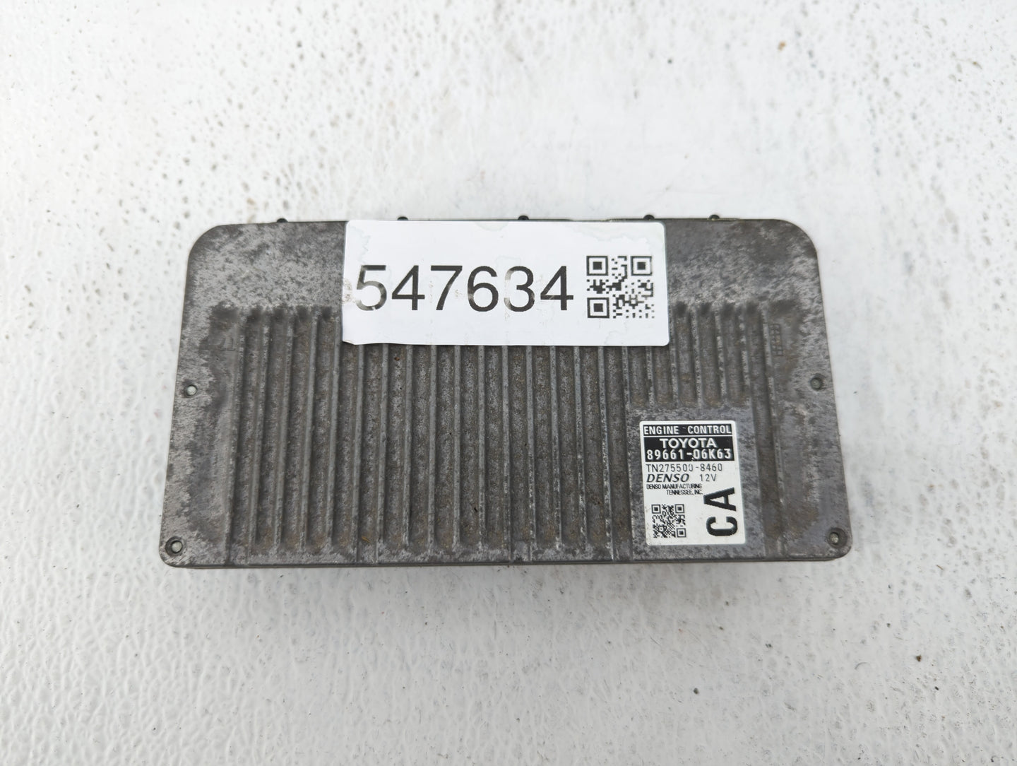 2012-2014 Toyota Camry PCM Engine Control Computer ECU ECM PCU OEM P/N:89661-06K61 89661-06K74 Fits Fits 2012 2013 2014 OEM 