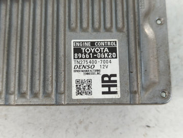 2012-2014 Toyota Camry PCM Engine Control Computer ECU ECM PCU OEM P/N:89661-06K20 Fits Fits 2012 2013 2014 OEM Used Auto Parts