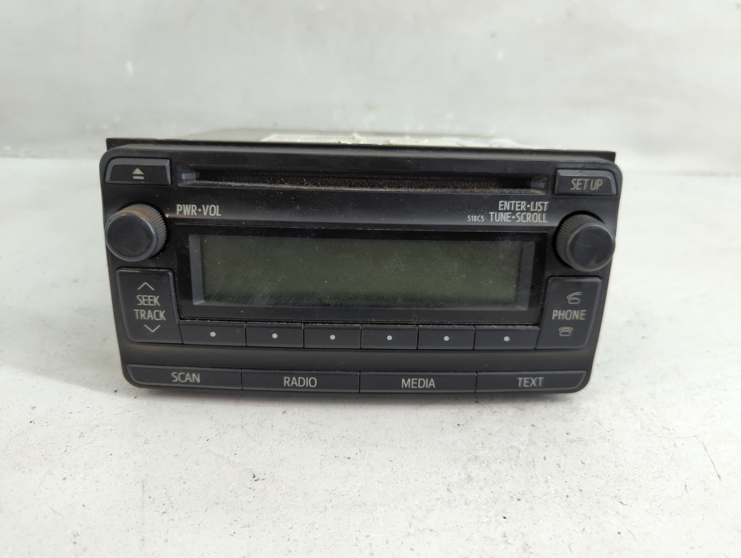 2012-2013 Toyota Corolla Radio AM FM Cd Player Receiver Replacement Fits Fits 2012 2013 OEM Used Auto Parts - Oemusedautopar