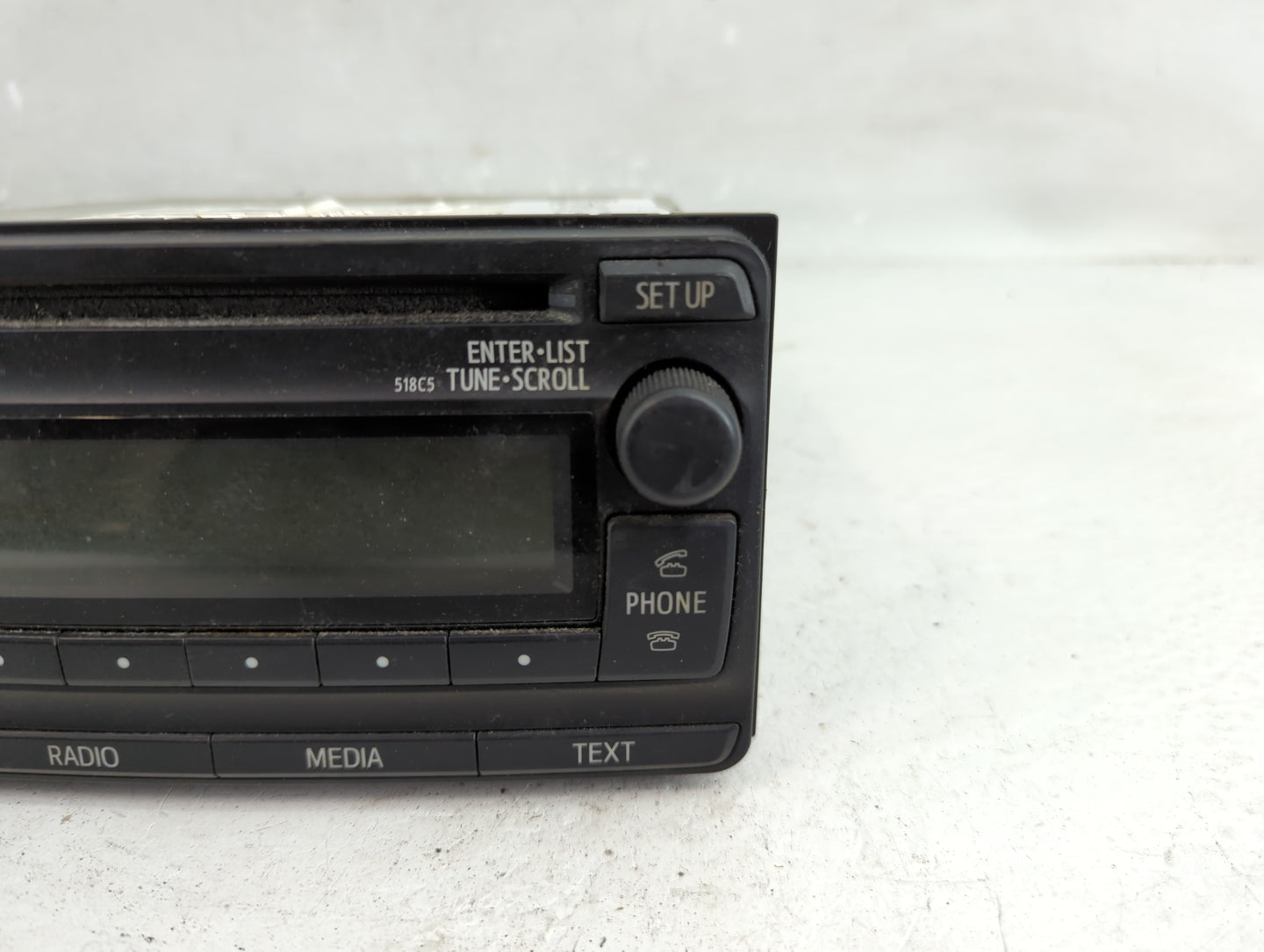 2012-2013 Toyota Corolla Radio AM FM Cd Player Receiver Replacement Fits Fits 2012 2013 OEM Used Auto Parts - Oemusedautopar