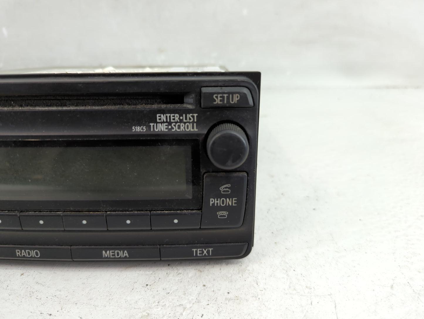 2012-2013 Toyota Corolla Radio AM FM Cd Player Receiver Replacement Fits Fits 2012 2013 OEM Used Auto Parts - Oemusedautopar