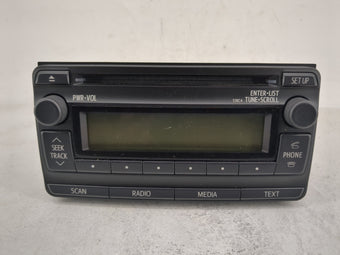 compare product 2012-2013 Toyota Corolla Radio AM FM Cd Player Receiver Replacement P/N:86120-12F90 Fits Fits 2012 2013 OEM Used Auto Parts