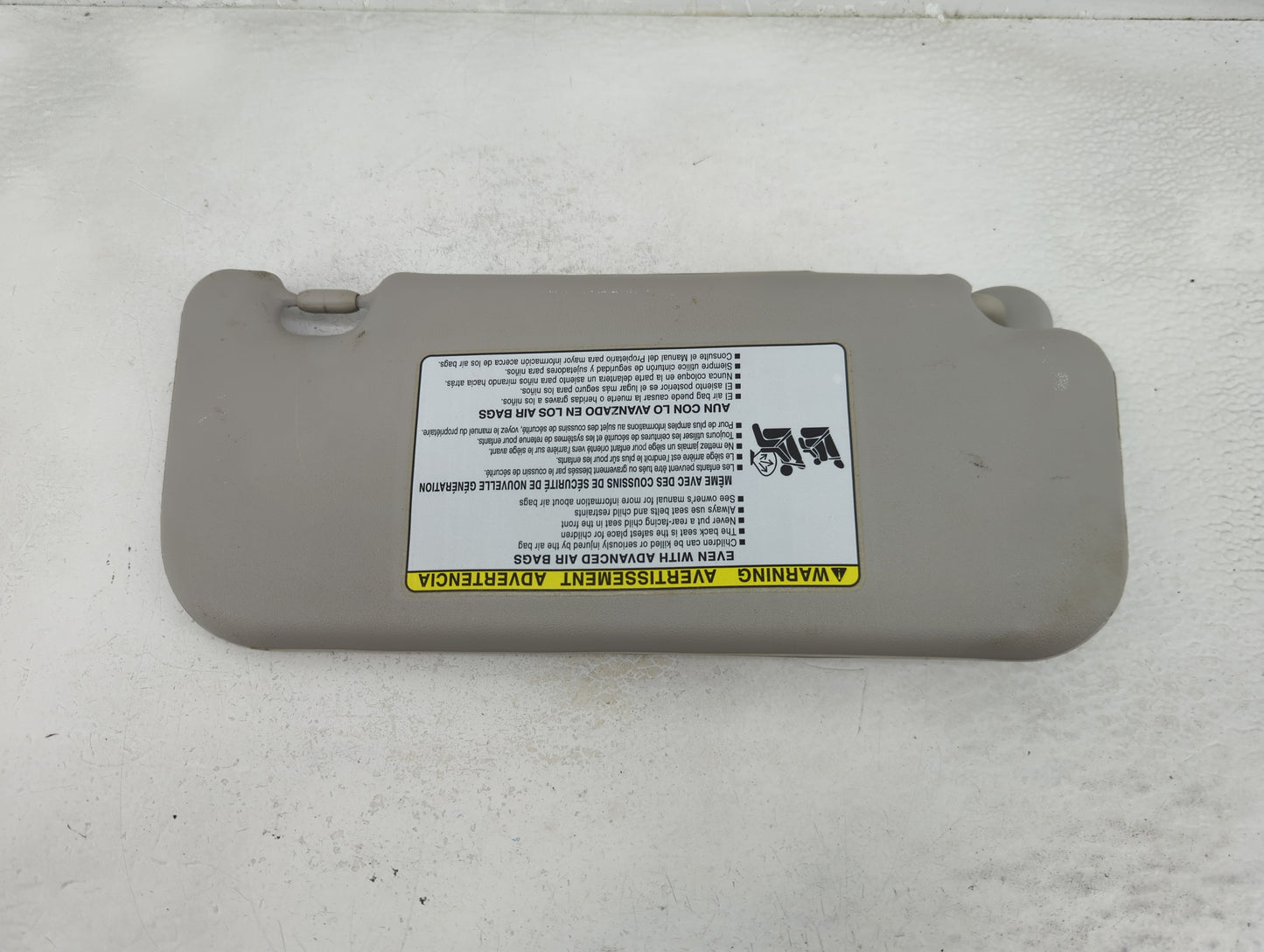 2009-2013 Toyota Corolla Sun Visor Shade Replacement Driver Left Mirror Fits Fits 2009 2010 2011 2012 2013 OEM Used Auto Par