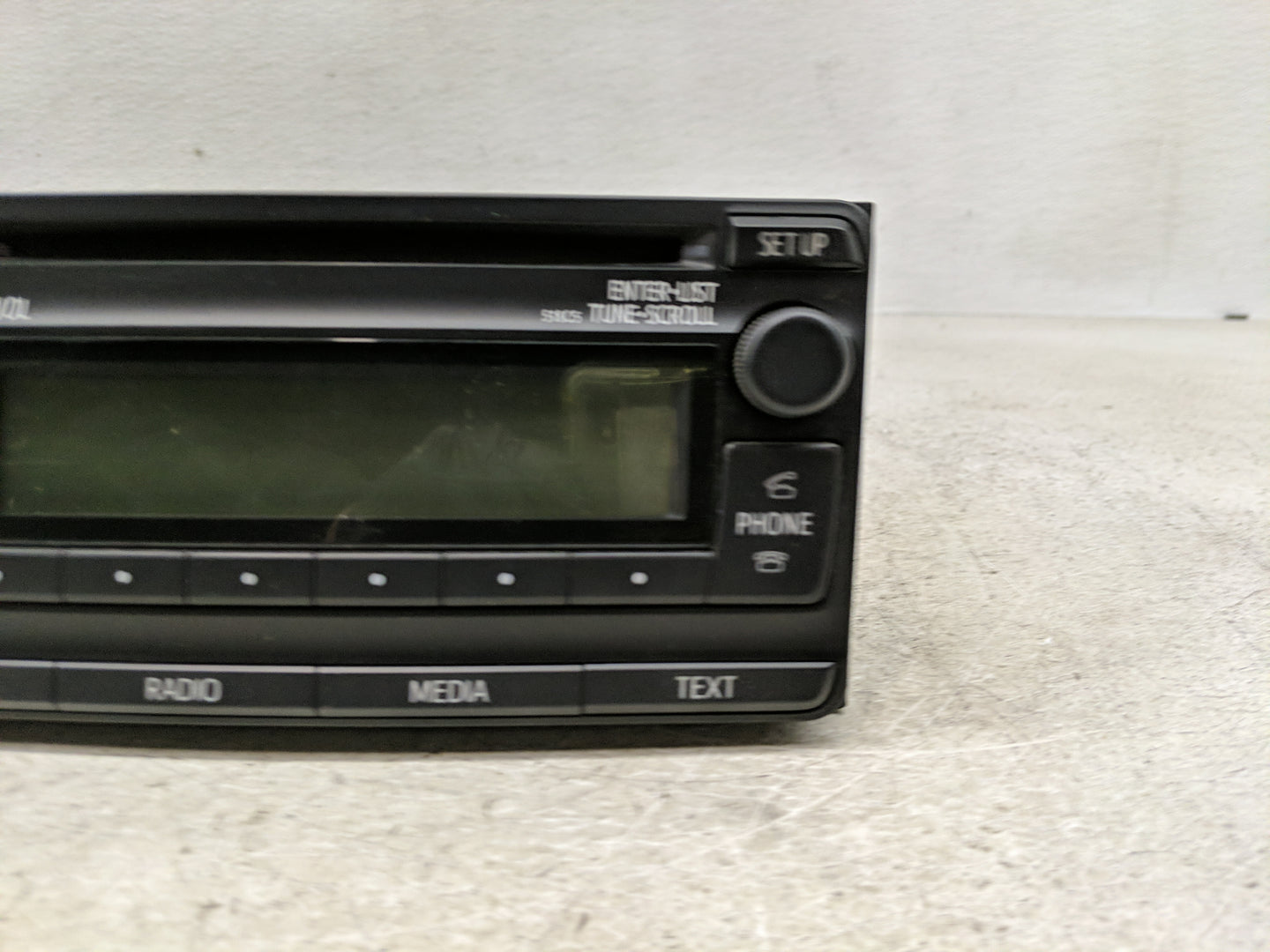 2012-2013 Toyota Corolla Radio AM FM Cd Player Receiver Replacement P/N:86120-02F90 Fits Fits 2012 2013 OEM Used Auto Parts 