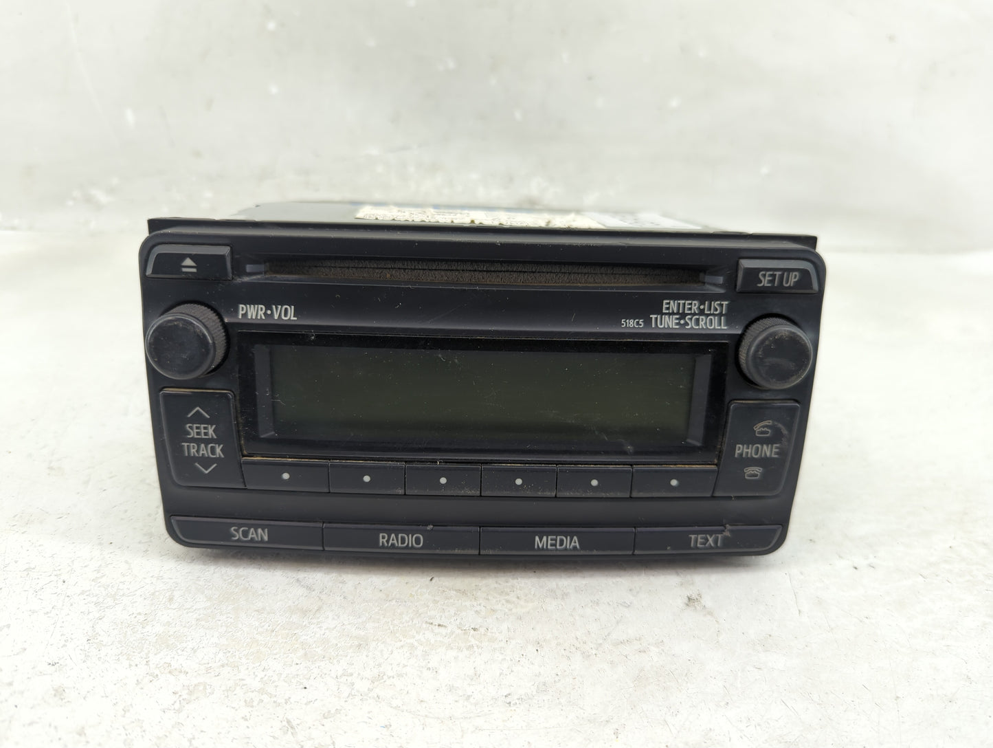 2012-2013 Toyota Corolla Radio AM FM Cd Player Receiver Replacement P/N:86120-02F90 Fits Fits 2012 2013 OEM Used Auto Parts 