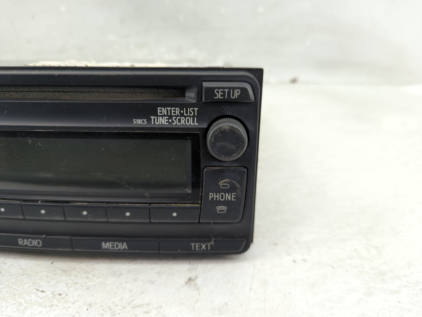 2012-2013 Toyota Corolla Radio AM FM Cd Player Receiver Replacement P/N:86120-02F90 Fits Fits 2012 2013 OEM Used Auto Parts 