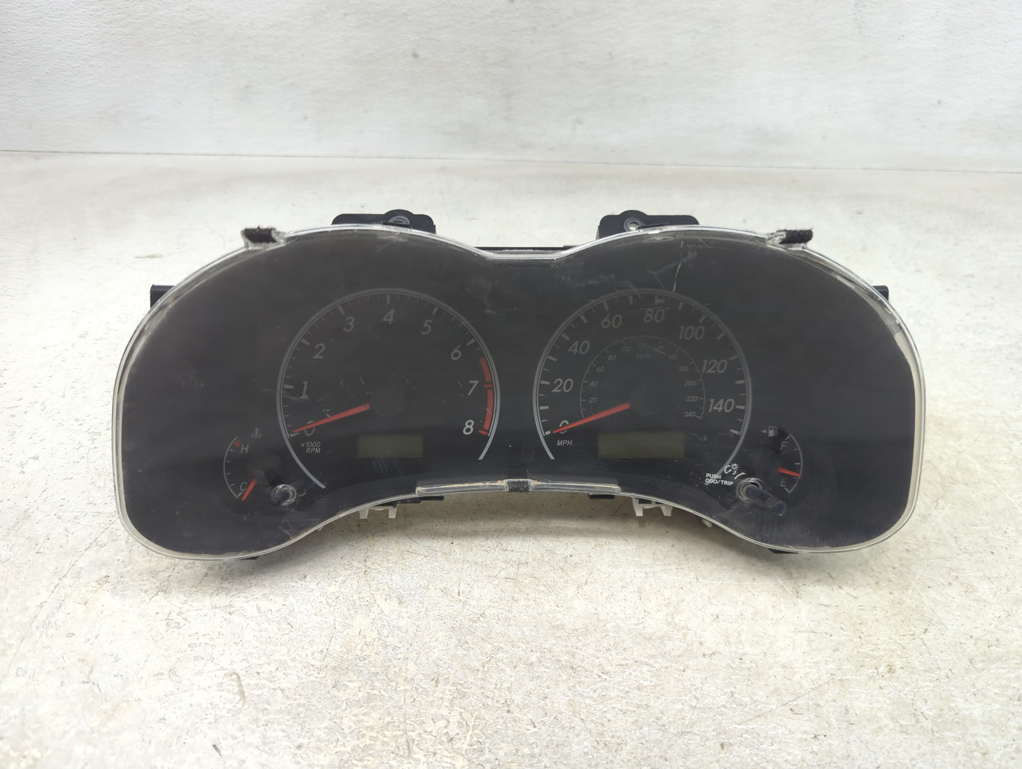 2012 Toyota Corolla Instrument Cluster Speedometer Gauges P/N:83800-02V61-00 Fits OEM Used Auto Parts - Oemusedautoparts1.co