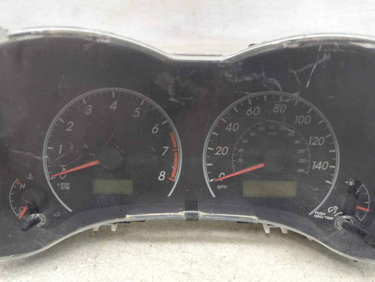 2012 Toyota Corolla Instrument Cluster Speedometer Gauges P/N:83800-02V61-00 Fits OEM Used Auto Parts - Oemusedautoparts1.co