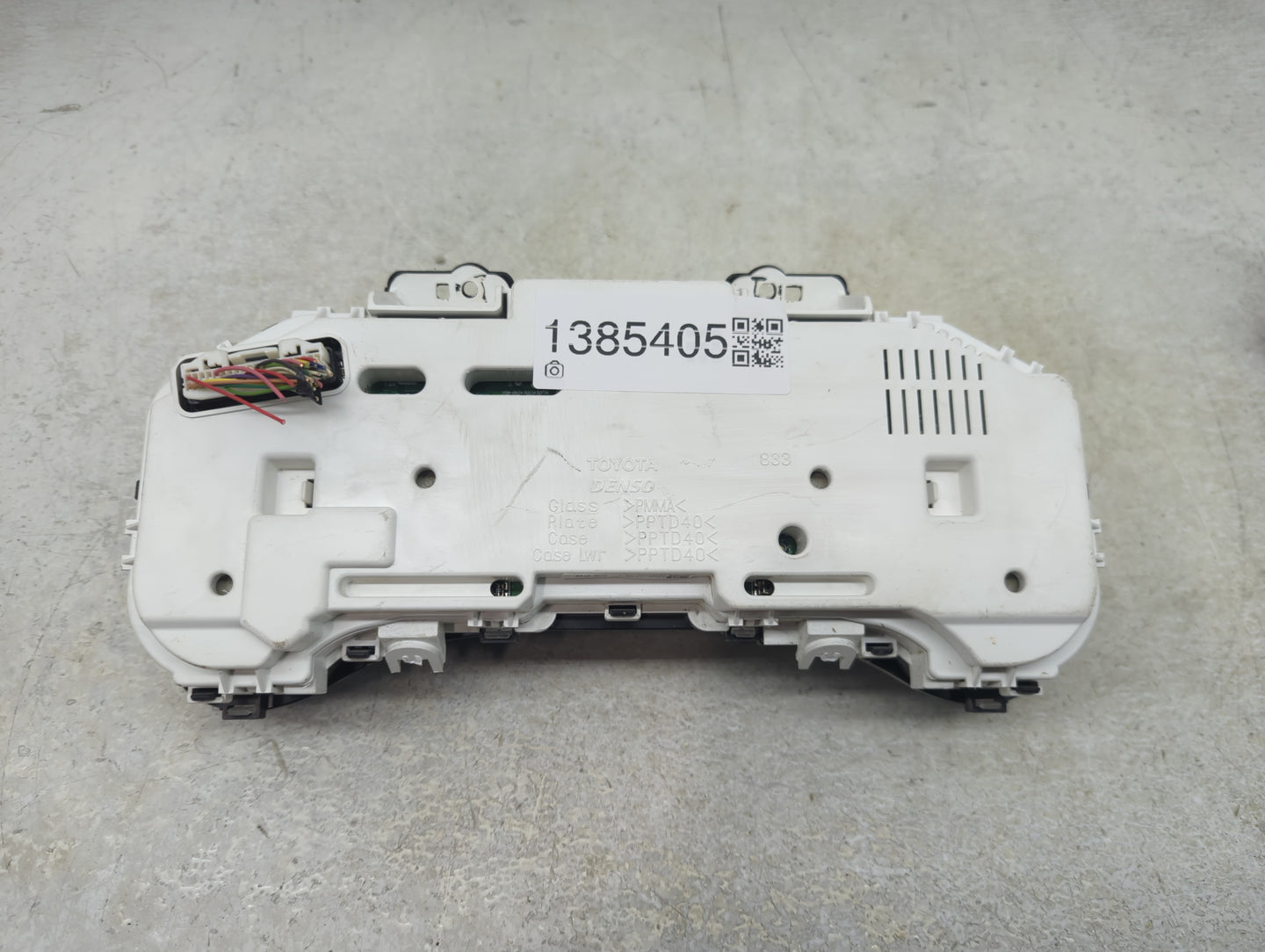 2012 Toyota Corolla Instrument Cluster Speedometer Gauges P/N:83800-02V61-00 Fits OEM Used Auto Parts - Oemusedautoparts1.co