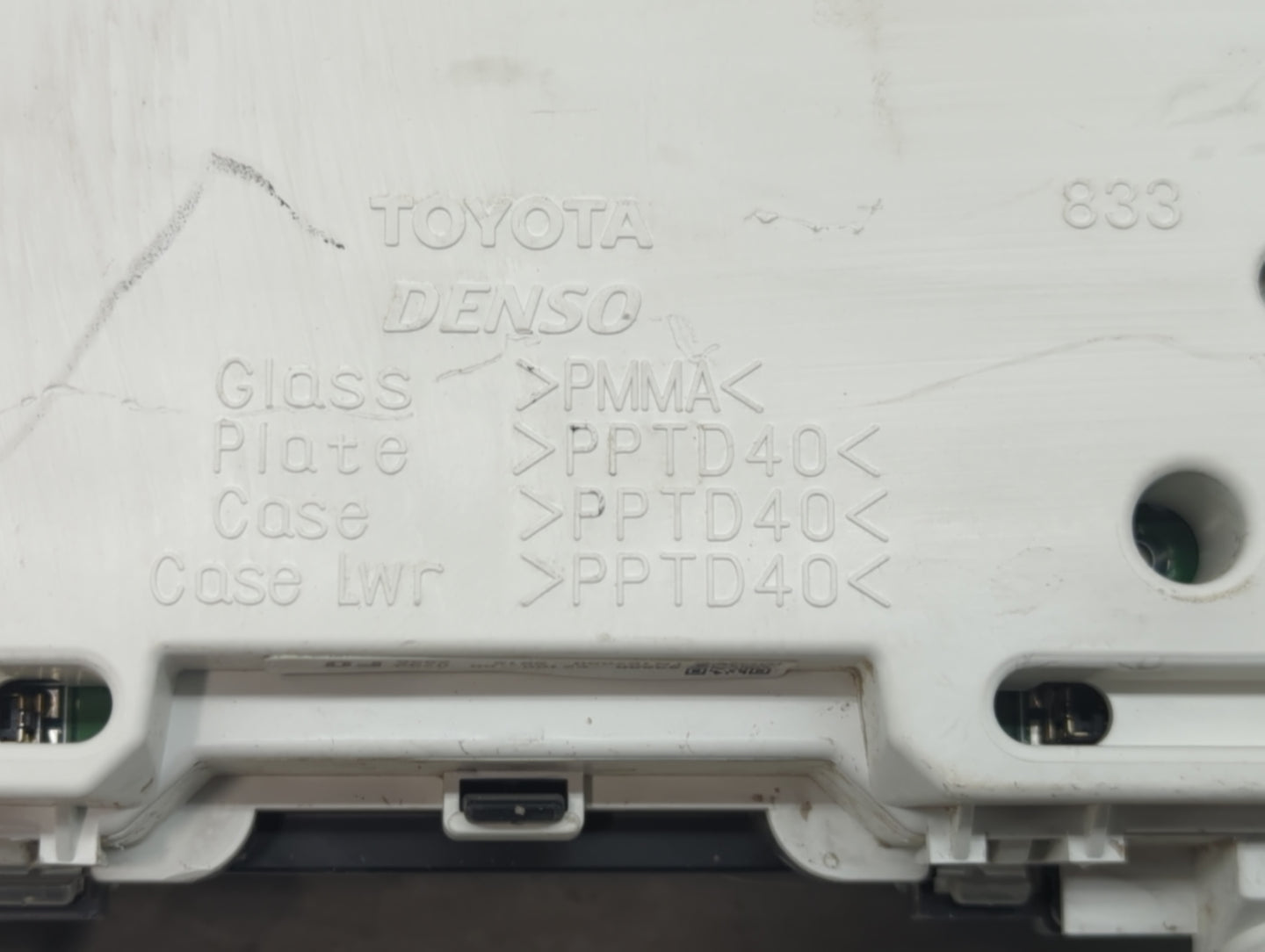 2012 Toyota Corolla Instrument Cluster Speedometer Gauges P/N:83800-02V61-00 Fits OEM Used Auto Parts - Oemusedautoparts1.co