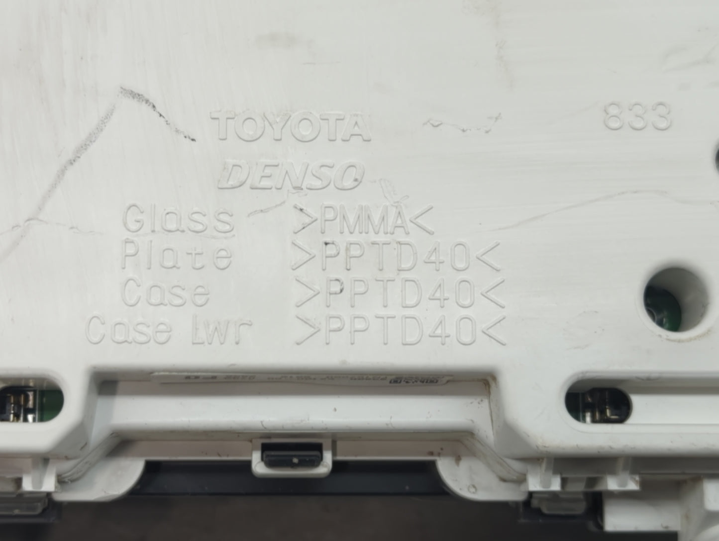 2012 Toyota Corolla Instrument Cluster Speedometer Gauges P/N:83800-02V61-00 Fits OEM Used Auto Parts - Oemusedautoparts1.co