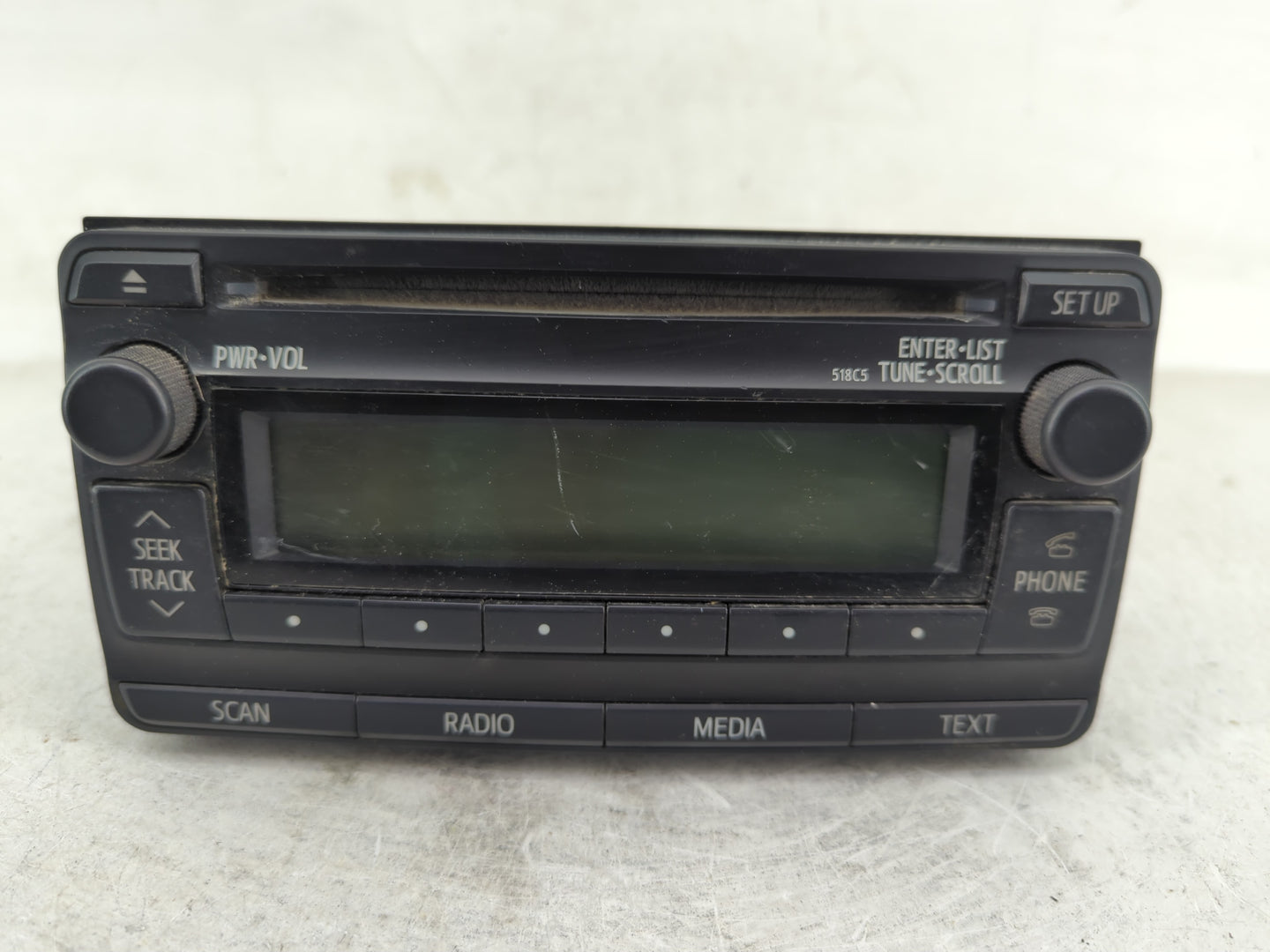 2012-2013 Toyota Corolla Radio AM FM Cd Player Receiver Replacement P/N:86120-02F90 Fits Fits 2012 2013 OEM Used Auto Parts 