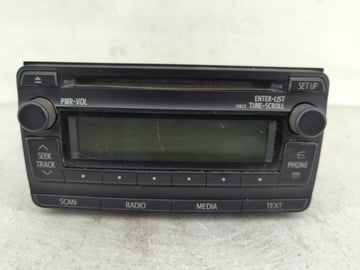 2012-2013 Toyota Corolla Radio AM FM Cd Player Receiver Replacement P/N:86120-02F90 Fits Fits 2012 2013 OEM Used Auto Parts 