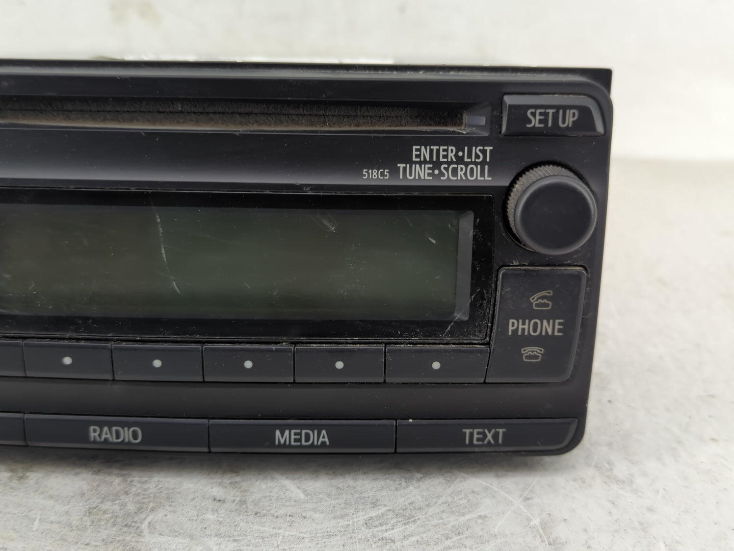 2012-2013 Toyota Corolla Radio AM FM Cd Player Receiver Replacement P/N:86120-02F90 Fits Fits 2012 2013 OEM Used Auto Parts 