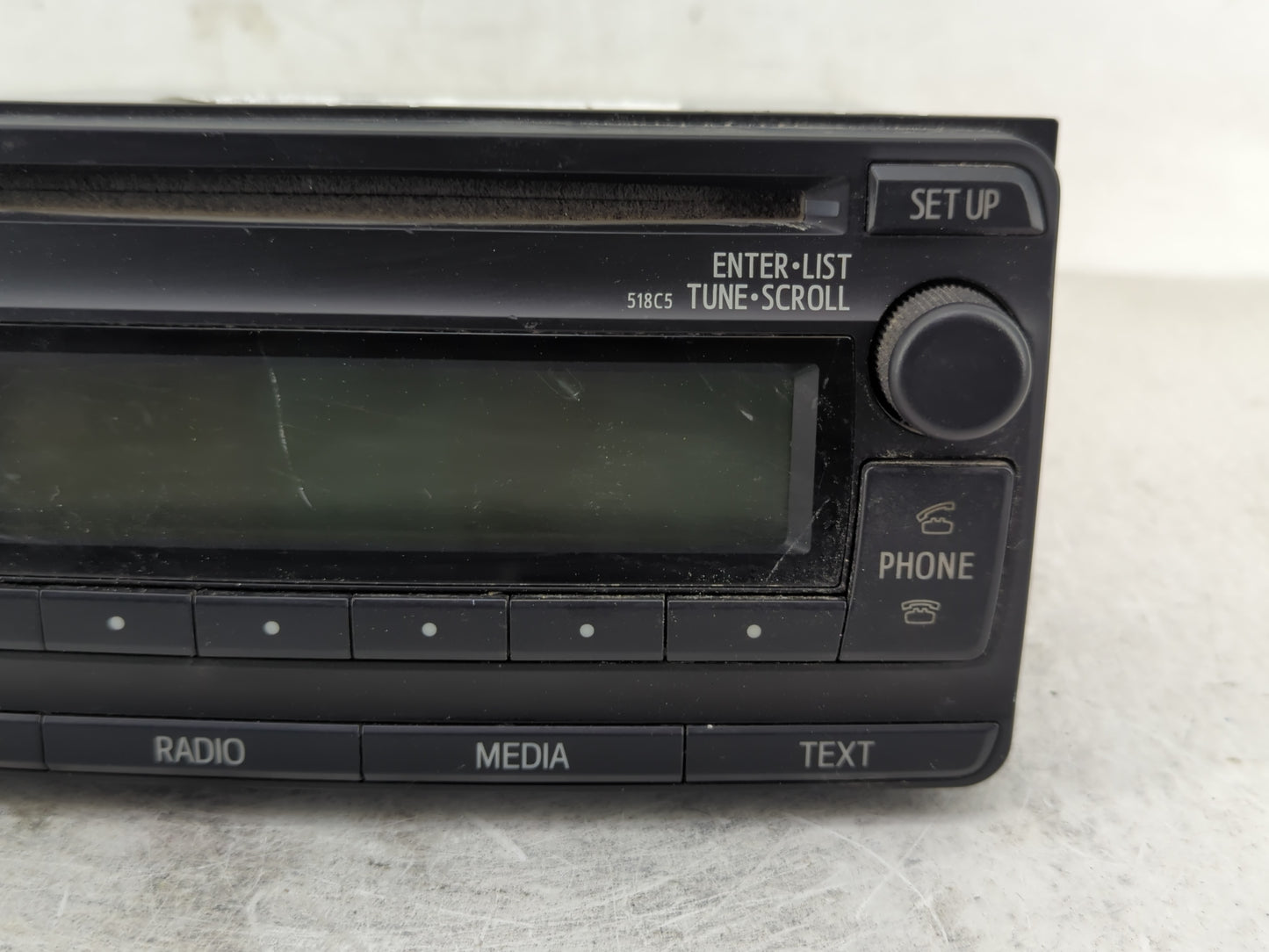 2012-2013 Toyota Corolla Radio AM FM Cd Player Receiver Replacement P/N:86120-02F90 Fits Fits 2012 2013 OEM Used Auto Parts 