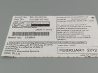 2012-2013 Toyota Corolla Radio AM FM Cd Player Receiver Replacement P/N:86120-02F90 Fits Fits 2012 2013 OEM Used Auto Parts 