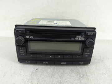 2012-2013 Toyota Corolla Radio AM FM Cd Player Receiver Replacement P/N:86120-02F90 Fits Fits 2012 2013 OEM Used Auto Parts 
