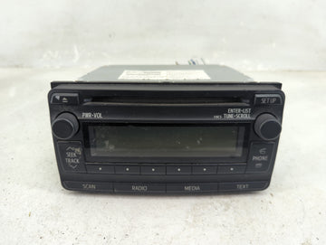 2012-2013 Toyota Corolla Radio AM FM Cd Player Receiver Replacement P/N:86120-02F90 CQ-JS71E14D Fits Fits 2012 2013 OEM Used
