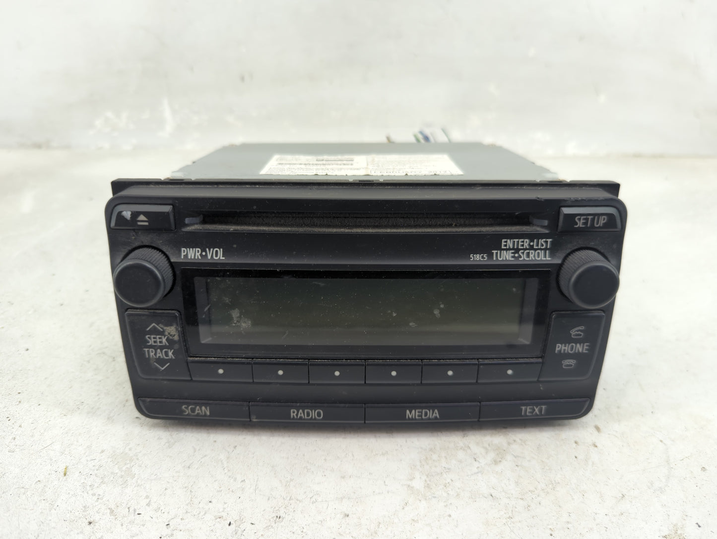 2012-2013 Toyota Corolla Radio AM FM Cd Player Receiver Replacement P/N:86120-02F90 CQ-JS71E14D Fits Fits 2012 2013 OEM Used