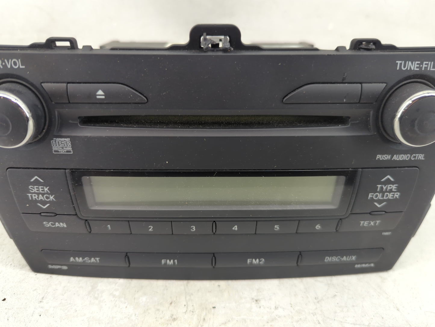 2011-2013 Toyota Corolla Radio AM FM Cd Player Receiver Replacement P/N:86120-02E50 Fits Fits 2011 2012 2013 OEM Used Auto P