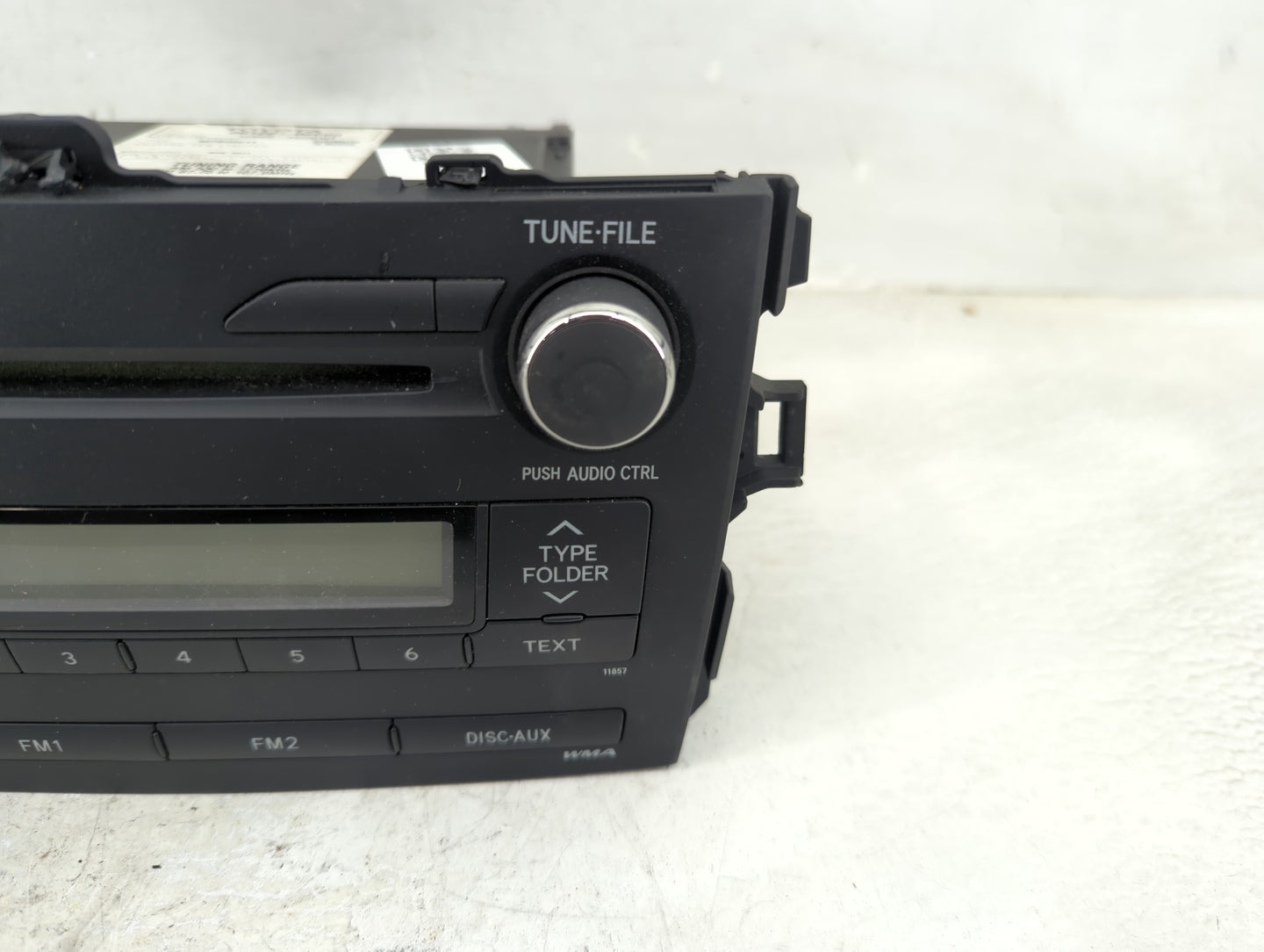 2011-2013 Toyota Corolla Radio AM FM Cd Player Receiver Replacement P/N:86120-02E50 Fits Fits 2011 2012 2013 OEM Used Auto P
